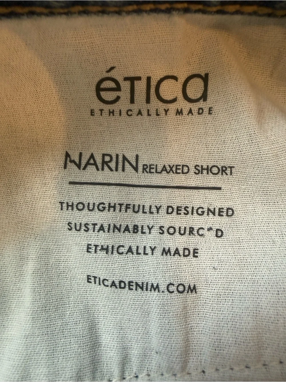 Ética Narin Relaxed Distressed Denim Bermuda Shorts Size 25